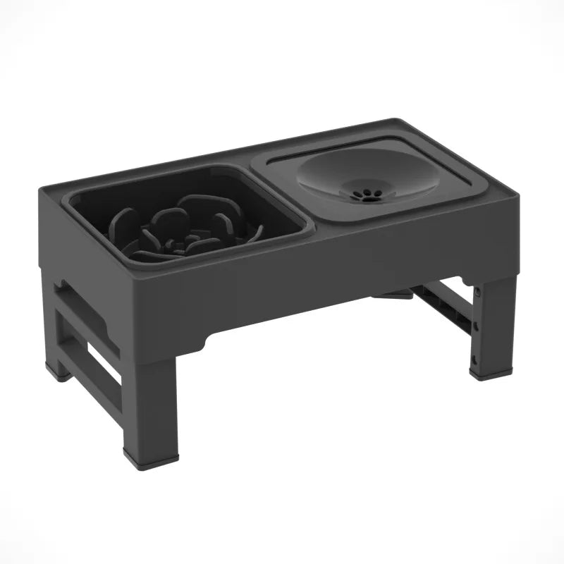 TWISTER.CK Elevated Slow Feeder For Dogs With Adjustable Heights