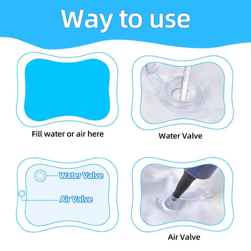 Cooling Pet Water Bed Cushion For Dogs And Cats Portable