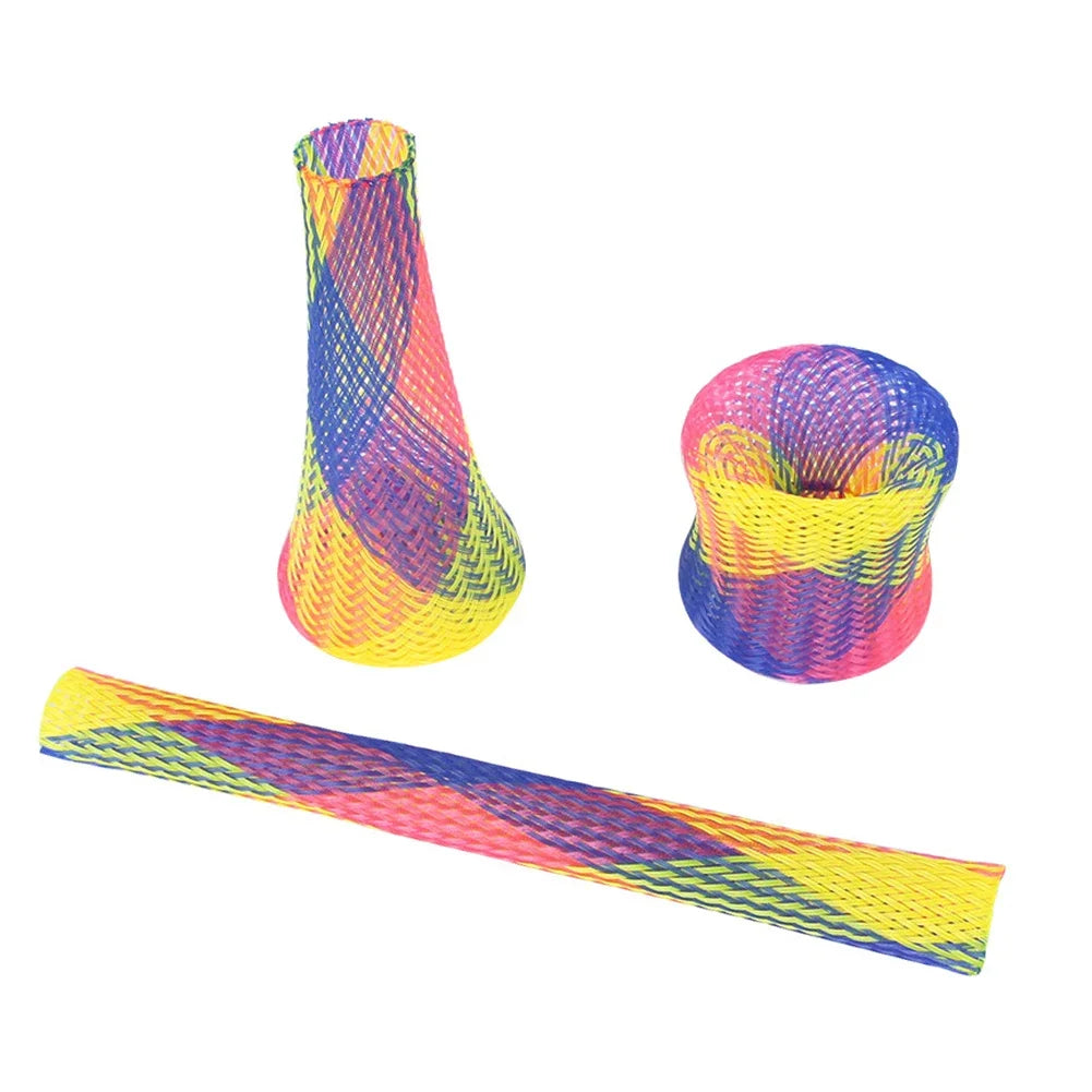 Kitten Cat Spring Toys Set Colorful Interactive Telescopic Coils