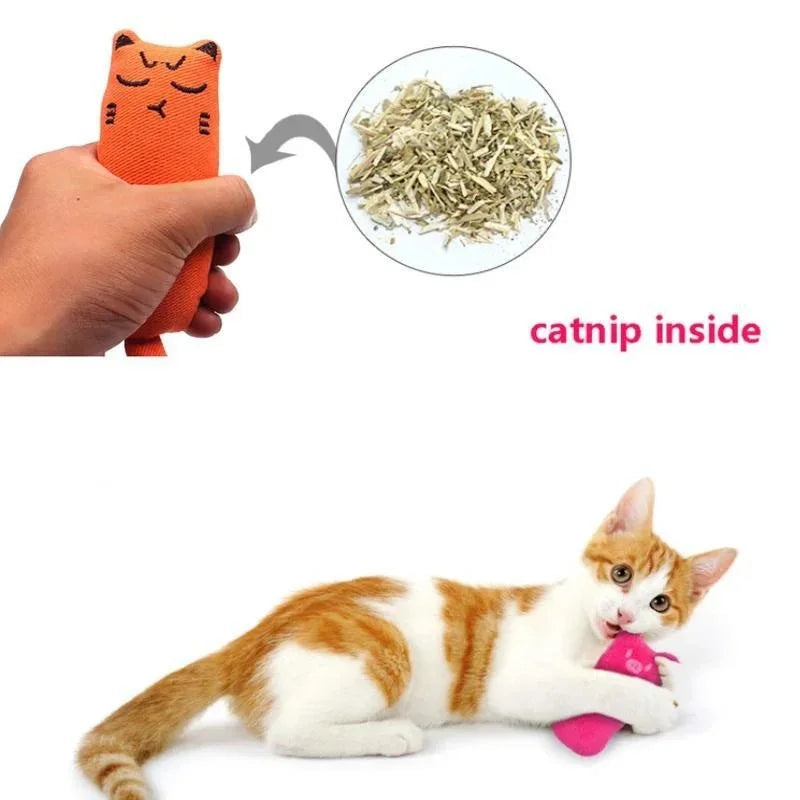 Rustle Sound Catnip Plush Toy For Cats