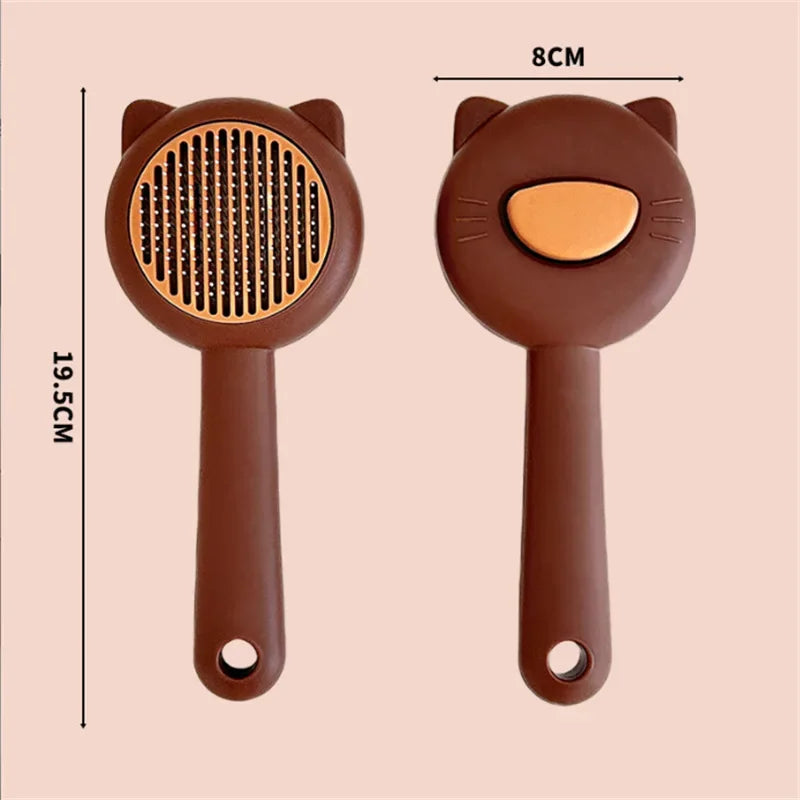 Pet Cat Grooming Comb Hair Removal Brush For Shedding