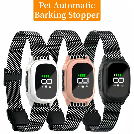 YHLC Automatic Anti Barking Dog Collar Rechargeable Bark Stopper