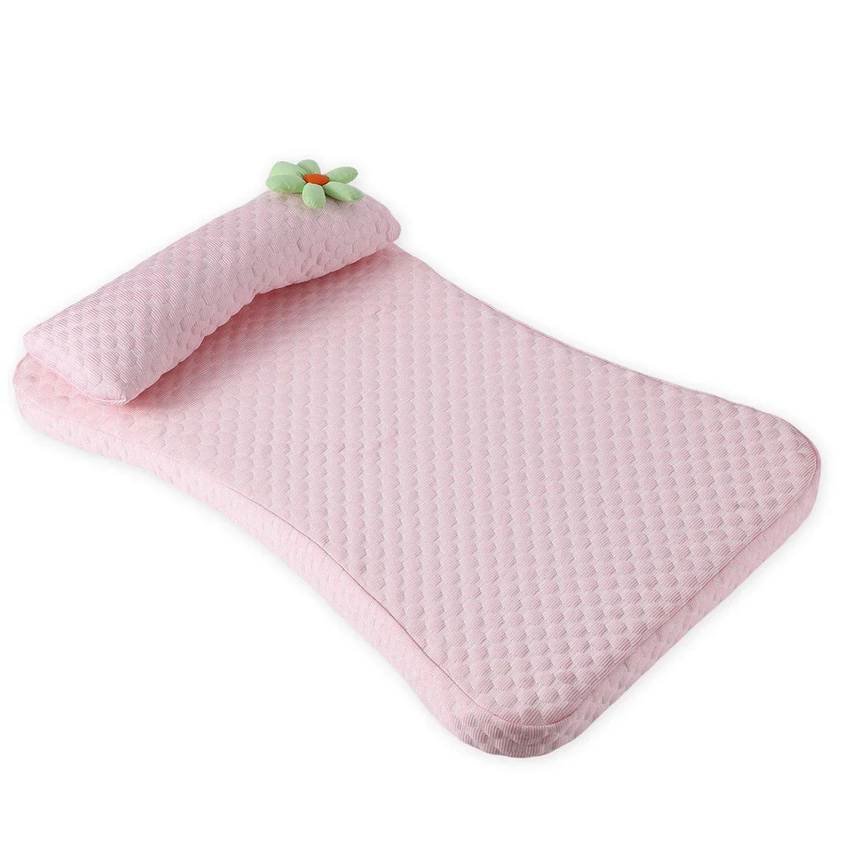 Summer Cooling Ice Silk Dog Bed With Detachable Mattress