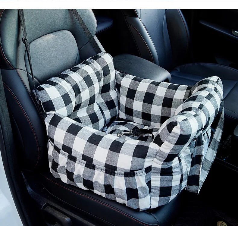 NONECN Dog Car Seat With Safety Belt Non Slip Carrier