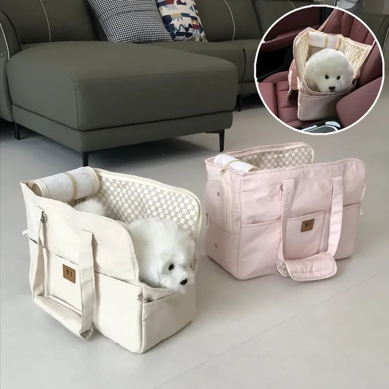 Portable Pet Carrier Bag for Cats and Small Dogs Breathable