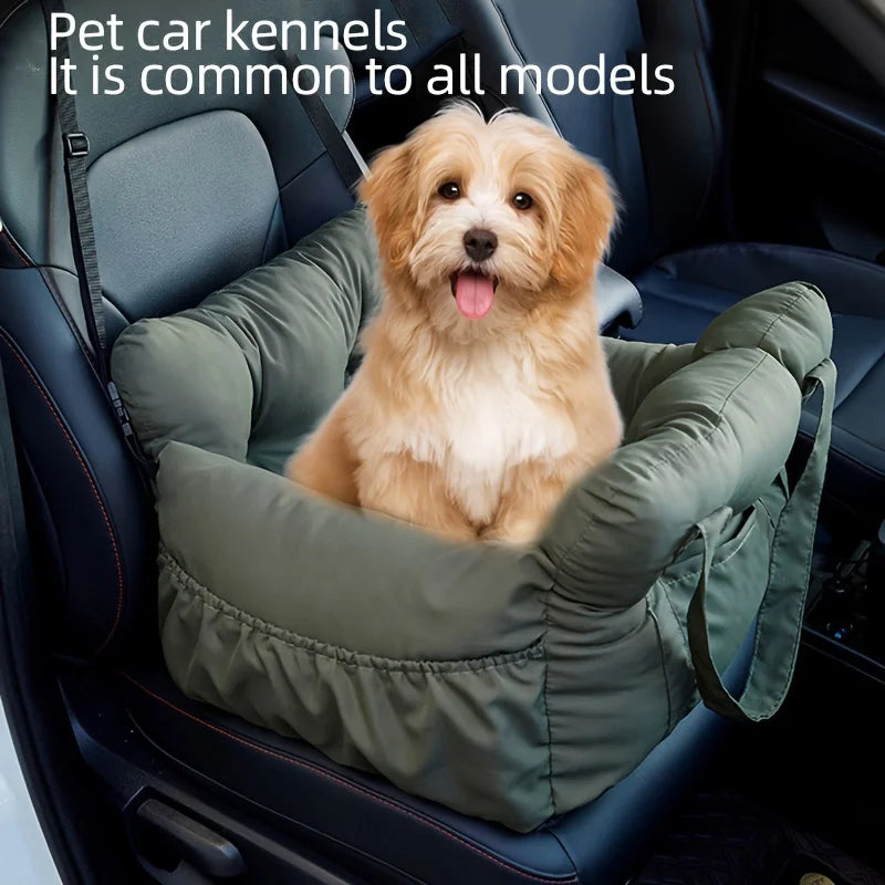 NONECN Dog Car Seat With Safety Belt Non Slip Carrier