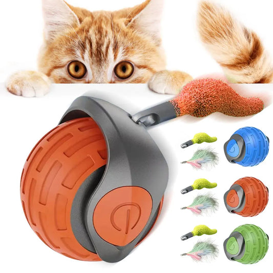 Shunmaii Cat Interactive Ball Toys Rechargeable Rolling Ball Toy