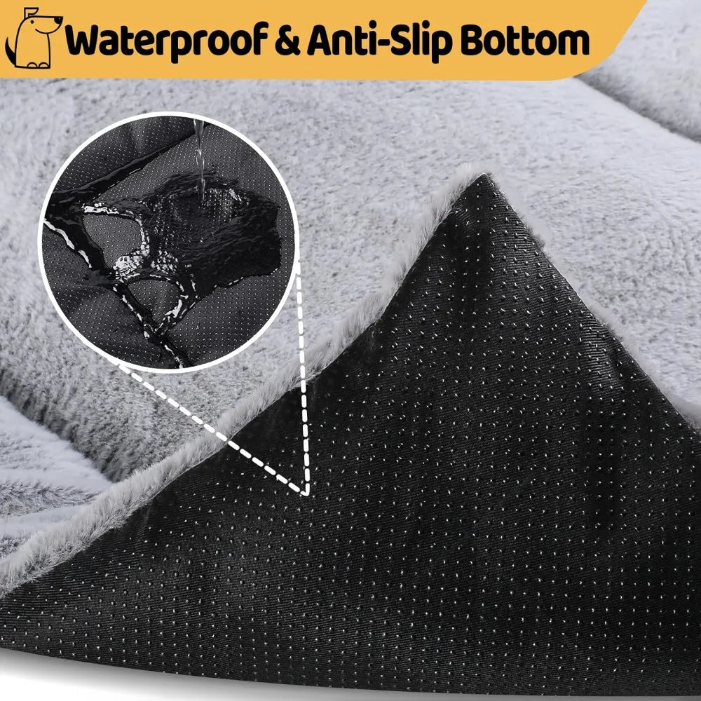 DAFIFY Washable Dog Crate Pad Ultra Soft Bed for Dogs