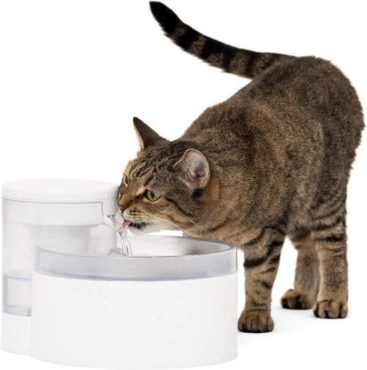 Pump-Free Cat Fountain With HydroSpin Technology Dishwasher Safe