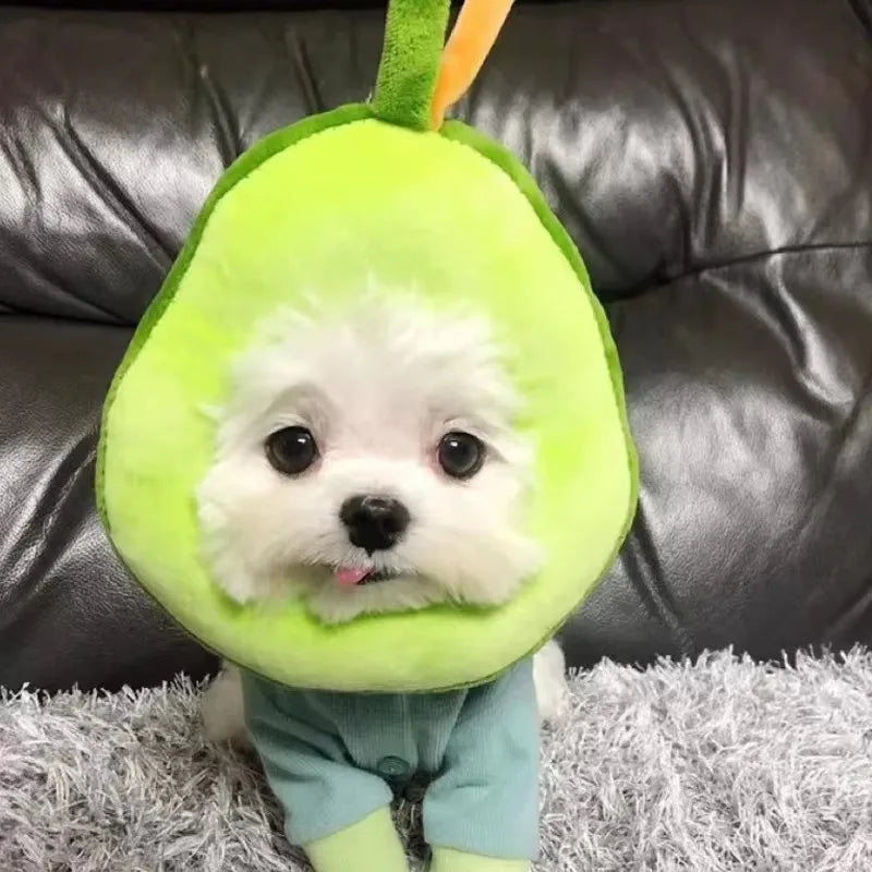 Soft Toast Avocado Shaped Pet Elizabethan Collar Dog Cat Adjustable Wound Healing Collar Prevent Bite Neck Ring For Pets