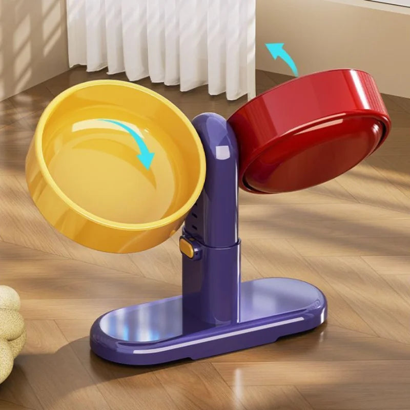 Elevated Dog Feeder With Adjustable Bowls for Small Breeds
