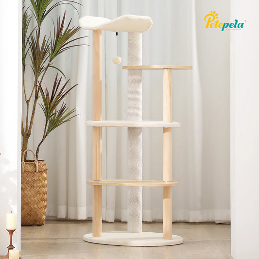 PAWZ Road Modern Cat Tree Tower With Scratching Post