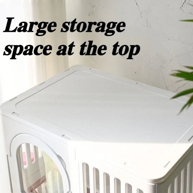 Smvp Indoor Dog House Large Space Pet Cage Noiseless Transparent Villa Kennel