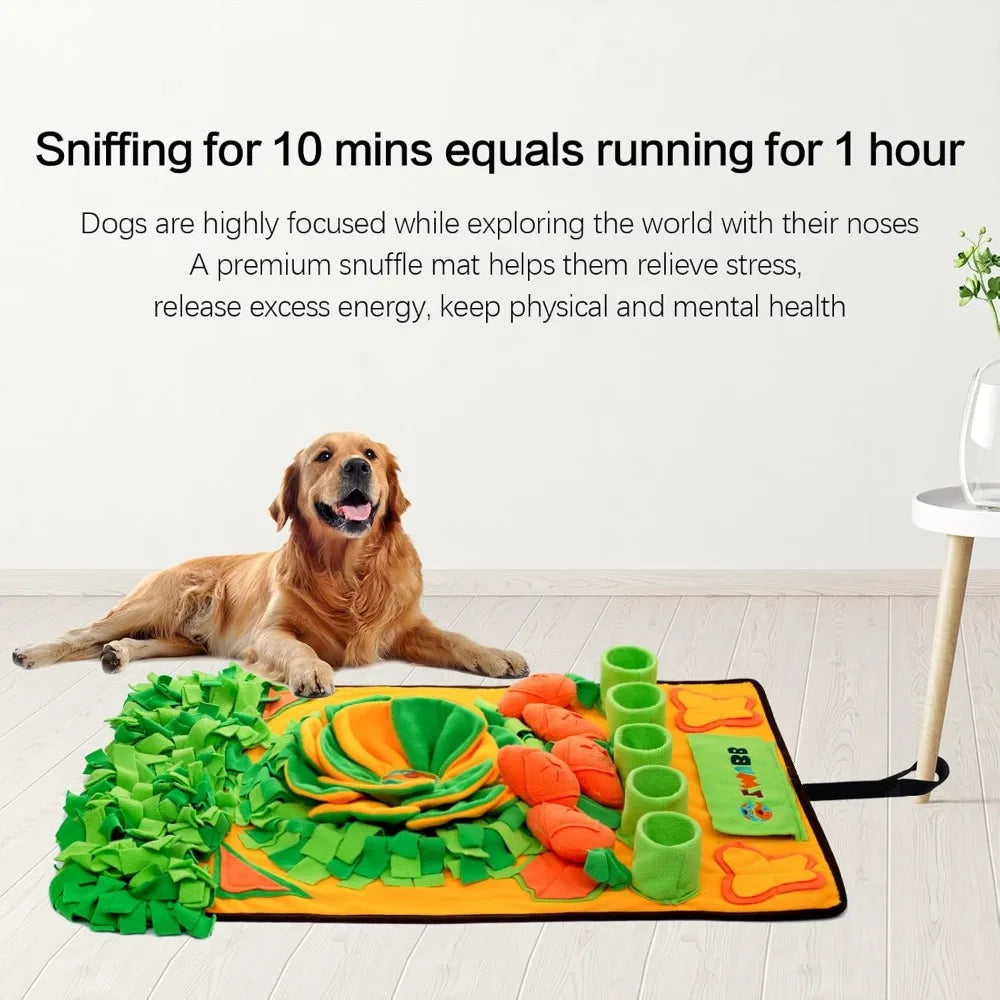 Pet Snuffle Mat for Dogs Nosework and Slow Feeder Toy
