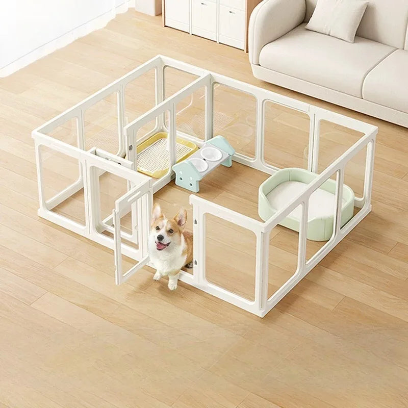SMVP Transparent Dog Cage for Indoor Kennels and Puppy House