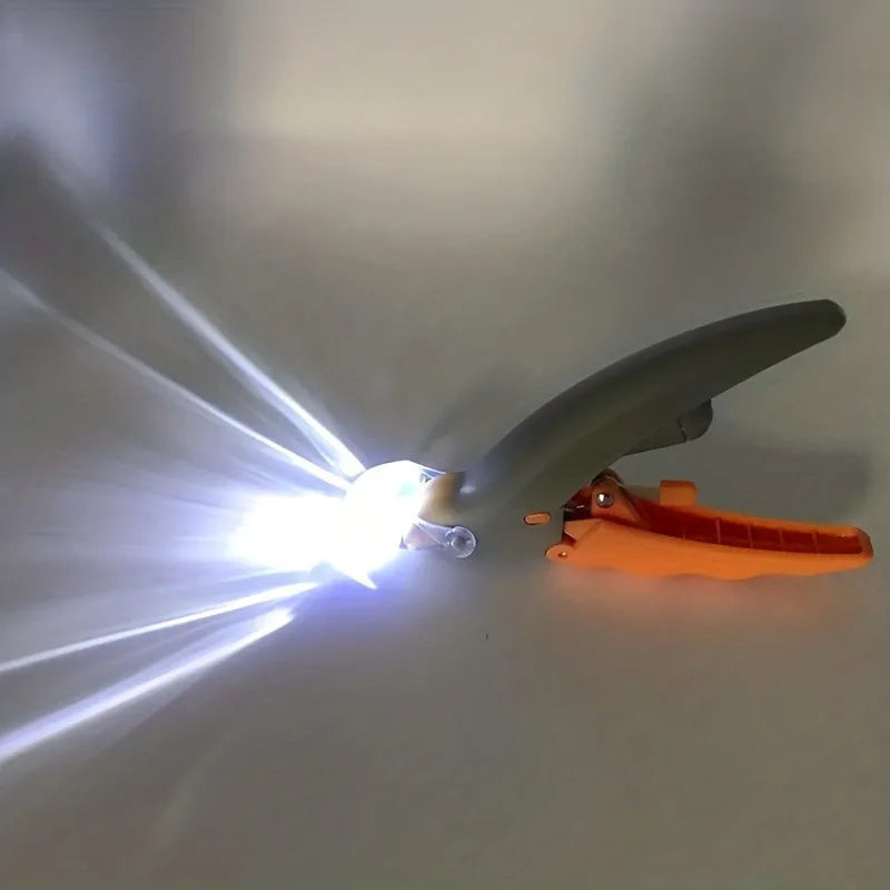 Pet Nail Clipper With LED Light And Stainless Steel Blades