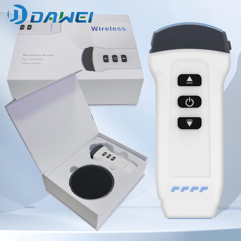 DAWEI Wireless Color Doppler Veterinary Ultrasound Scanner 2in1