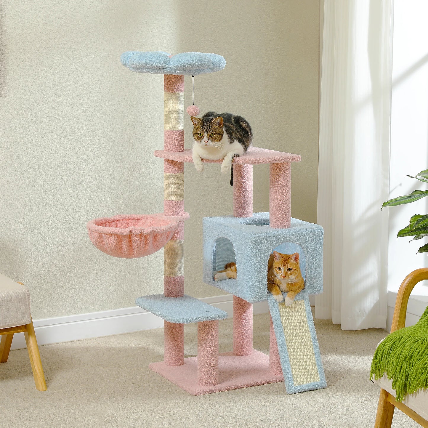 PAWZ Road Flower Cat Tree Multi-Level Tower