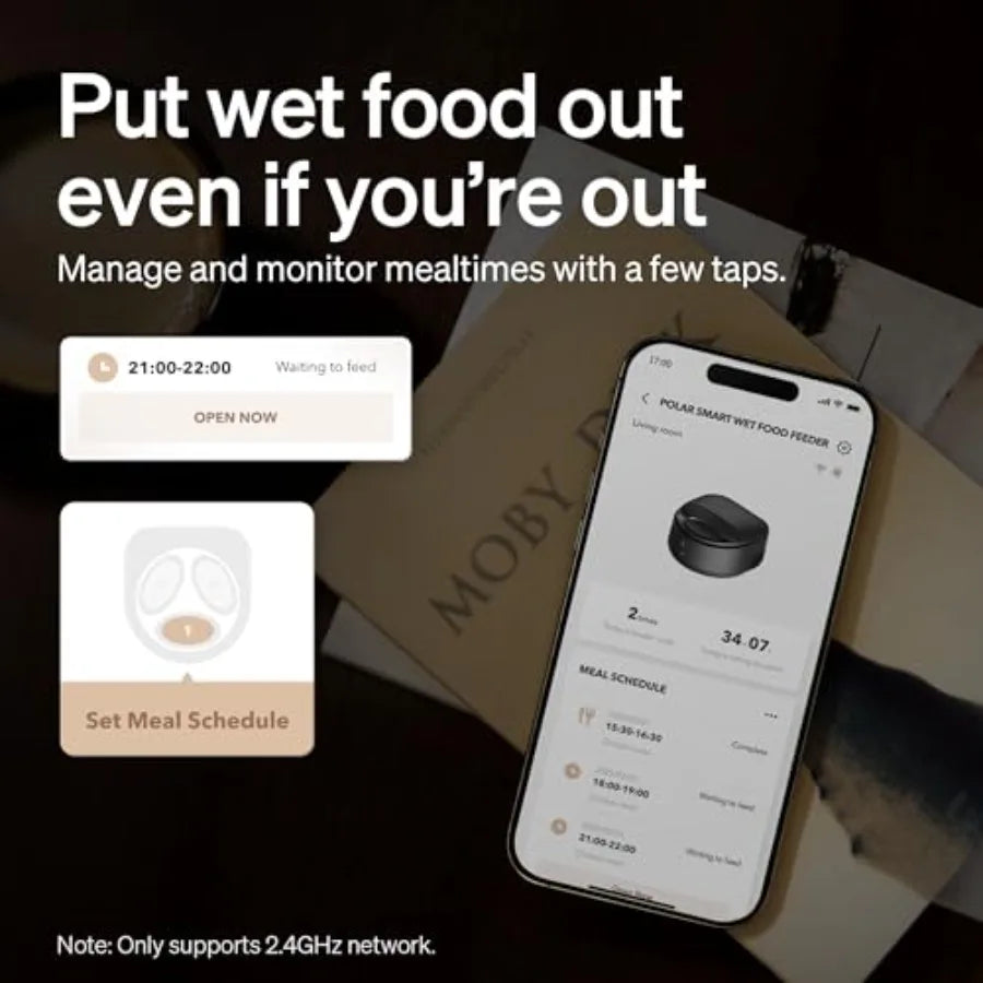 MDNG Automatic Cat Feeder With Stainless Steel Bowl And Refrigerated Cooling