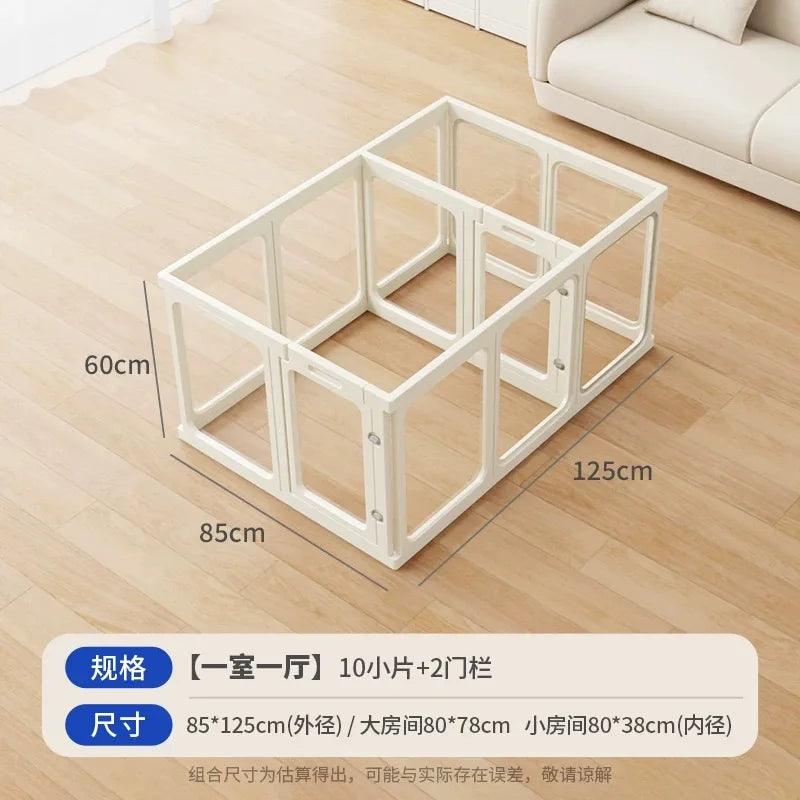 SMVP Transparent Dog Cage for Indoor Kennels and Puppy House