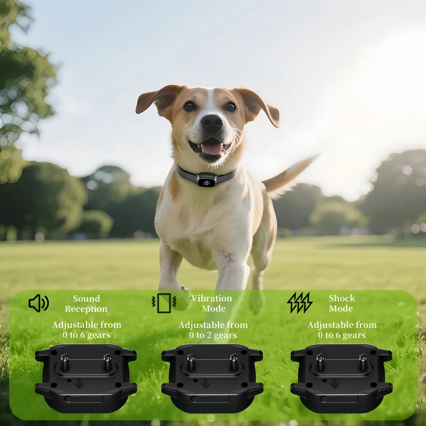 YHLC Automatic Anti Barking Dog Collar Rechargeable Bark Stopper