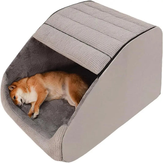 Premium Dog Bed House With Plush Interior And Non Slip Bottom