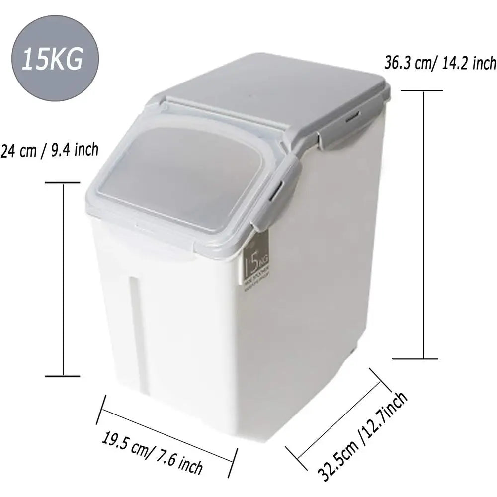 XMSJ Airtight Food Storage Containers With Locking Lids For Pantry