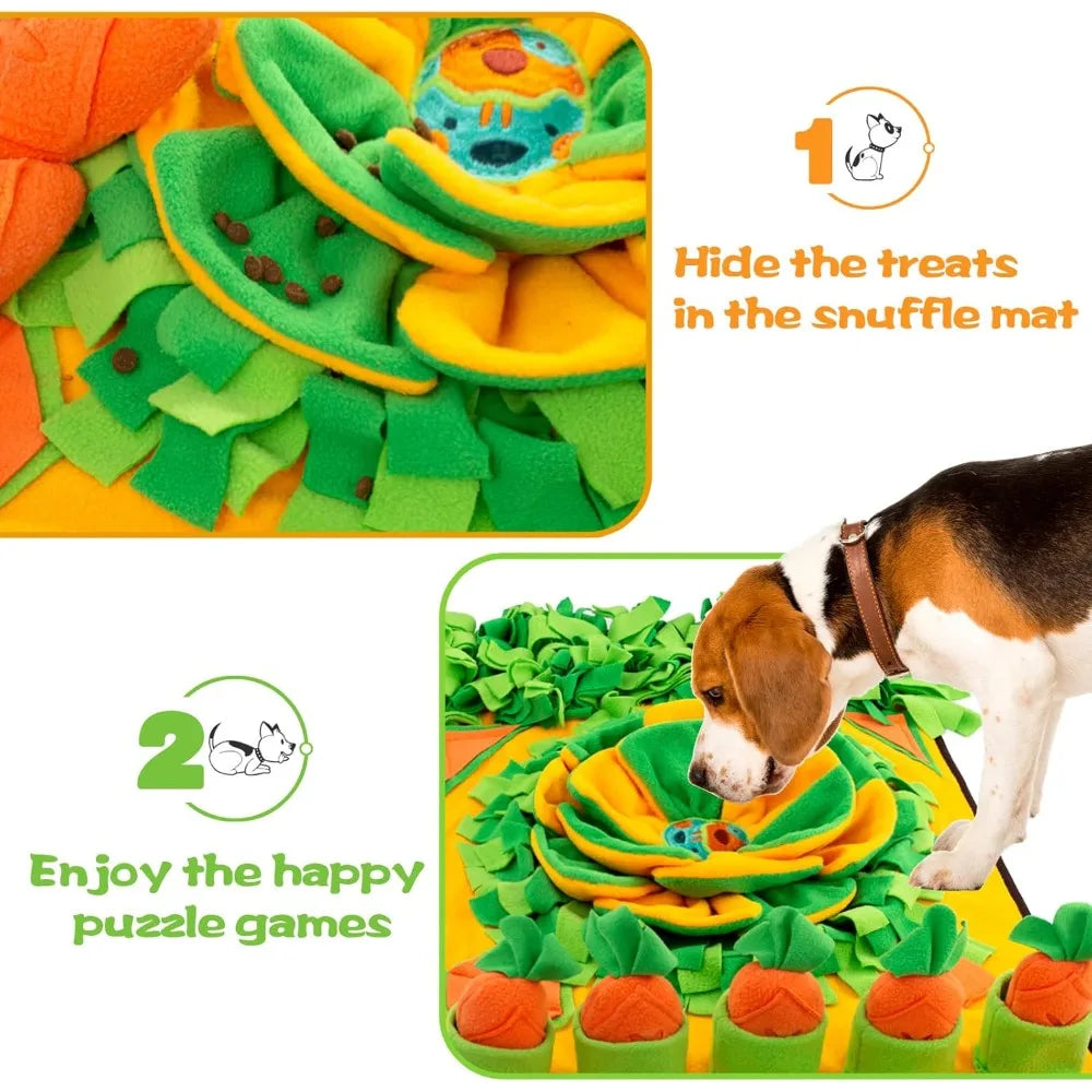 Pet Snuffle Mat for Dogs Nosework and Slow Feeder Toy