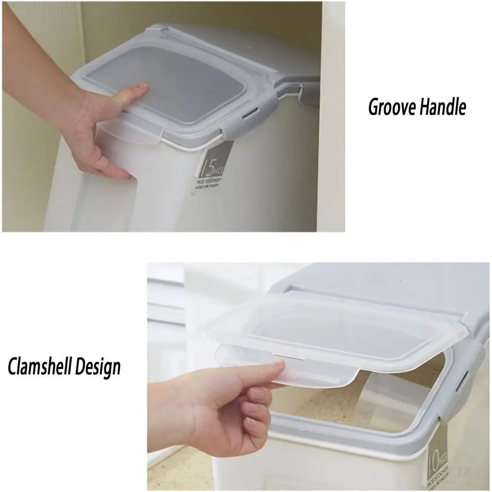 XMSJ Airtight Food Storage Containers With Locking Lids For Pantry