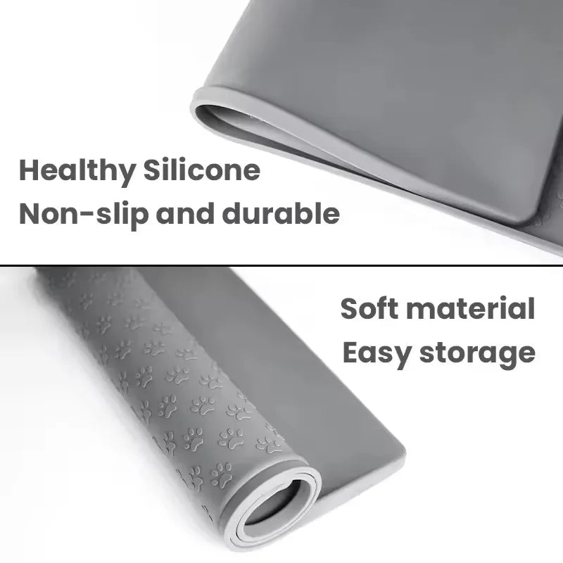 NONECN Silicone Pet Placemat For Cats And Dogs Feeding Mat