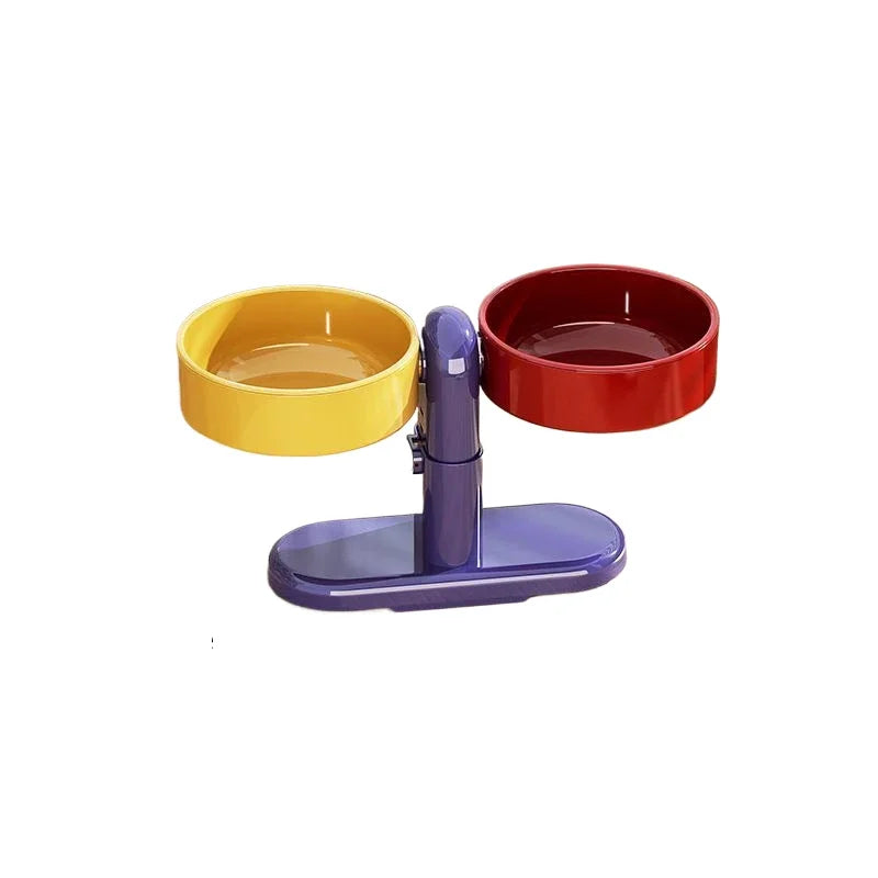 Elevated Dog Feeder With Adjustable Bowls for Small Breeds