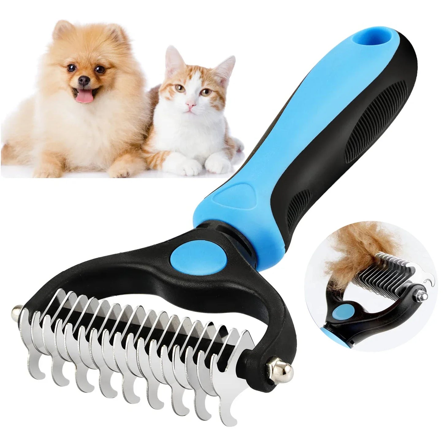 YOUSE Deshedding Brush for Dogs and Cats Grooming Tool