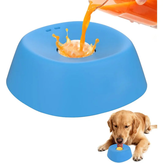 Anti-Choking Slow Feeder Dog Bowl Non-Slip Three Quarters Cup