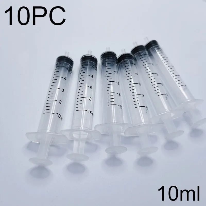 Non Needle Disposable Syringe Glue Dispensing And Pet Feeding 2.5ml-10ml