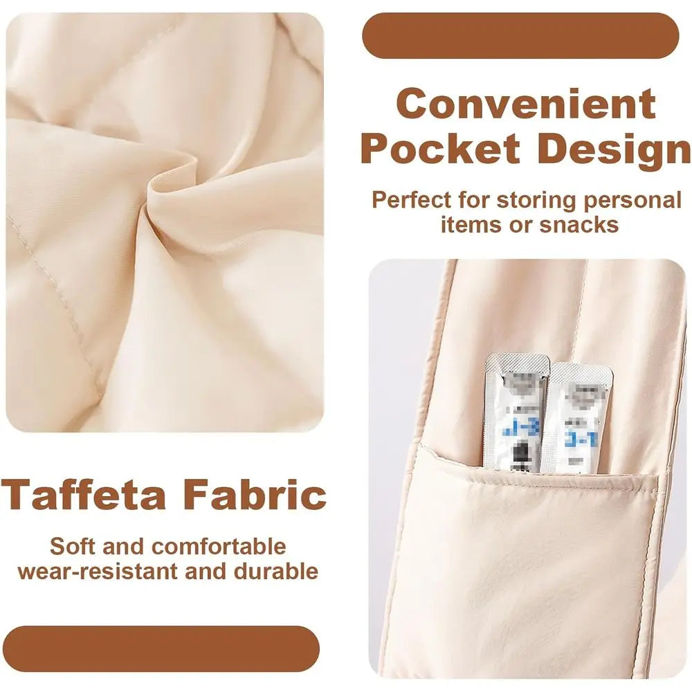 Mini Dog Purse Carrier With Pockets And Secure Harness Clip