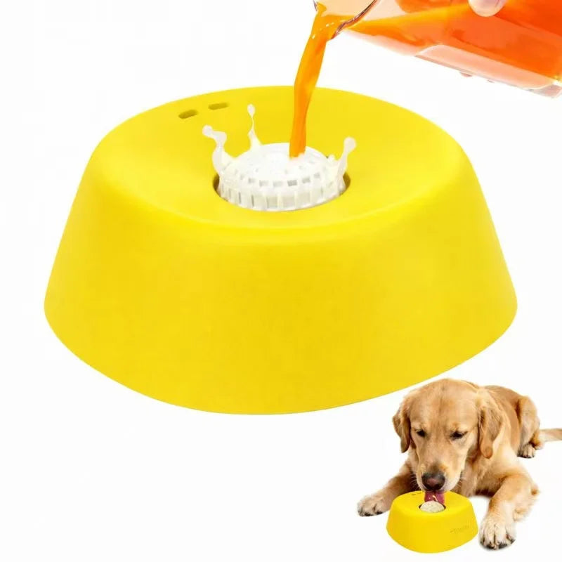 Anti-Choking Slow Feeder Dog Bowl Non-Slip Three Quarters Cup