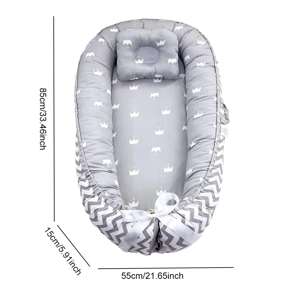 Shunmaii Comfortable Soft Cloth Dog Sofa Bed with Pillow