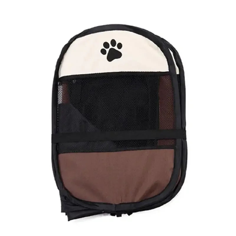 Portable Foldable Pet Tent Kennel Octagonal Fence Shelter