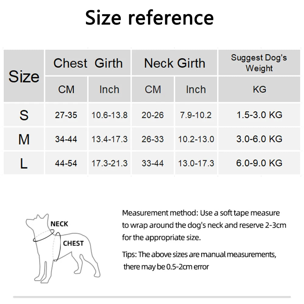 YTYINCN Pet Harness Leash Set for Dogs and Cats Adjustable