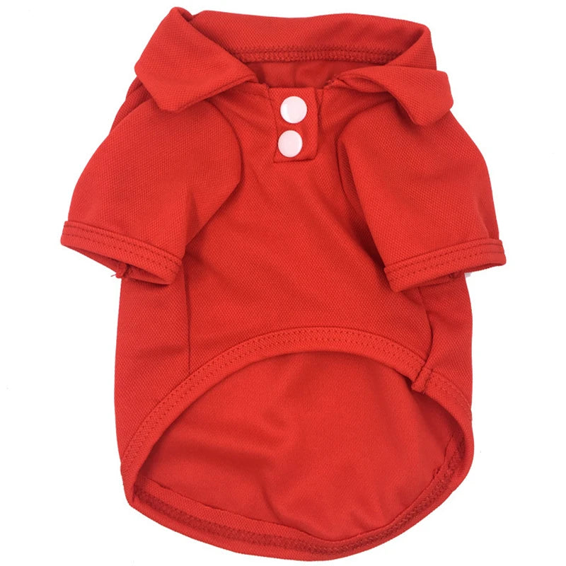 Doggyzstyle Summer Pet Vest Breathable Polo Shirt For Dogs