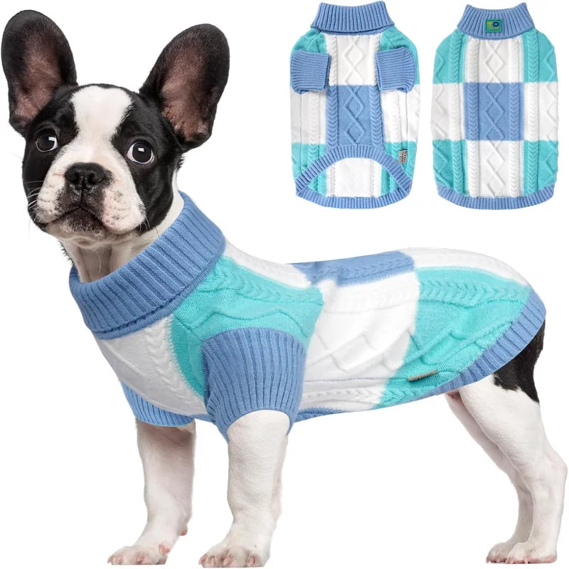 LISMCN Turtleneck Dogs Sweater Pullover Pet Clothing