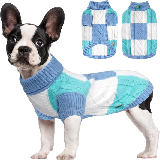 LISMCN Turtleneck Dogs Sweater Pullover Pet Clothing
