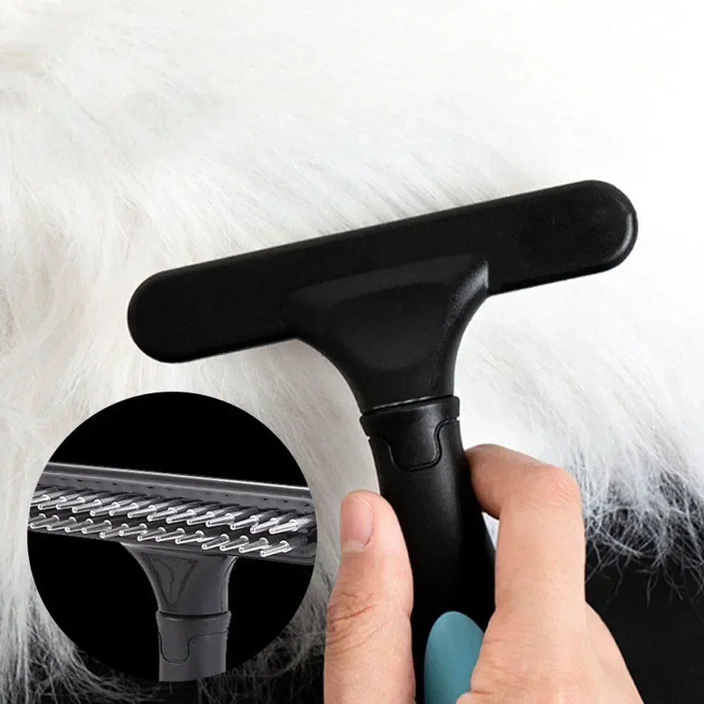 YTYIN Deshedding Dog Brush With Double Row Pins For Pets