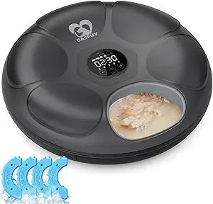 Rechargeable Cordless Automatic Cat Feeder for Wet Food