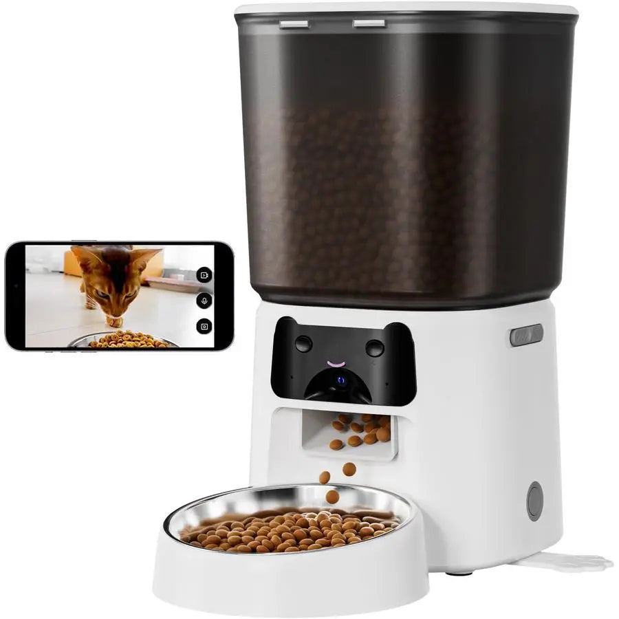 Cat Feeder With Camera WiFi App Control 1080P Night Vision