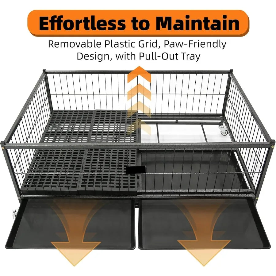 Heavy Duty Metal Whelping Box For Large Breed Dogs