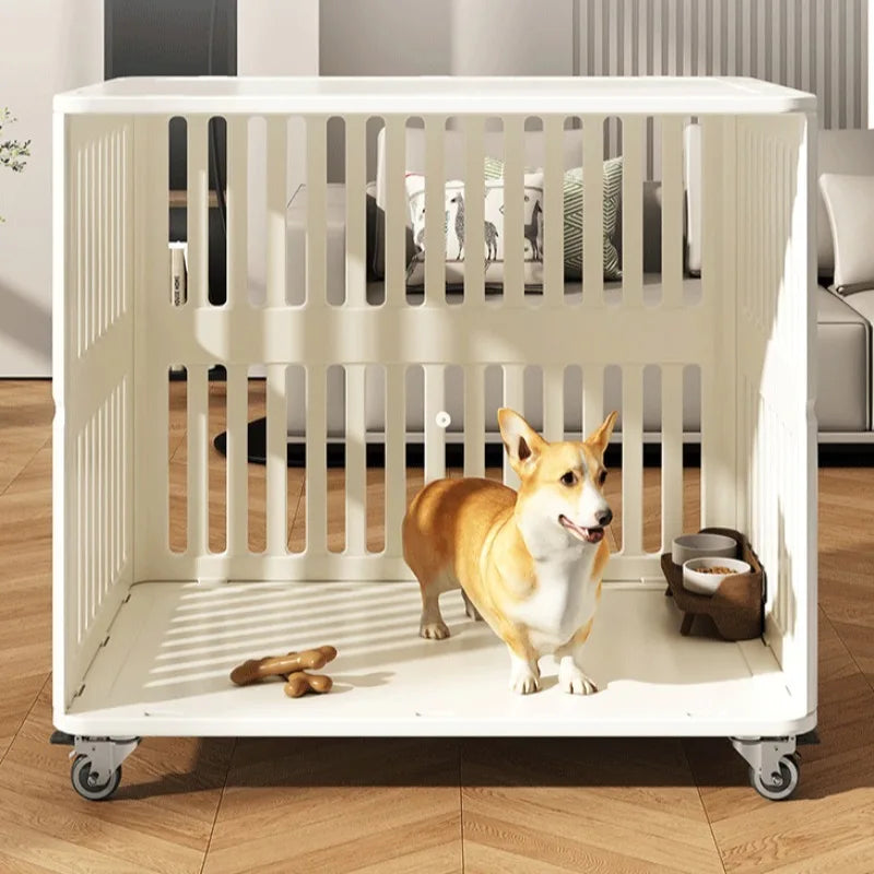 Smvp Indoor Dog House Large Space Pet Cage Noiseless Transparent Villa Kennel