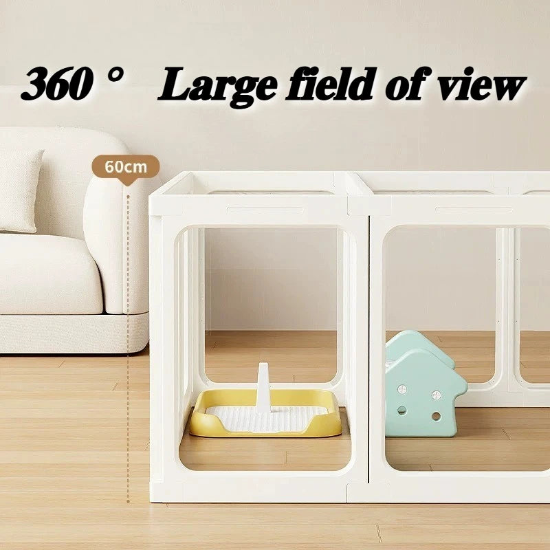 SMVP Transparent Dog Cage for Indoor Kennels and Puppy House