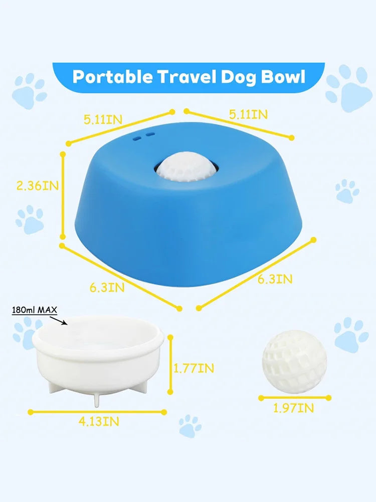Liquid Lick Bowl Slow Feeder for Dogs and Cats Treat Dispensing Puzzle Toy