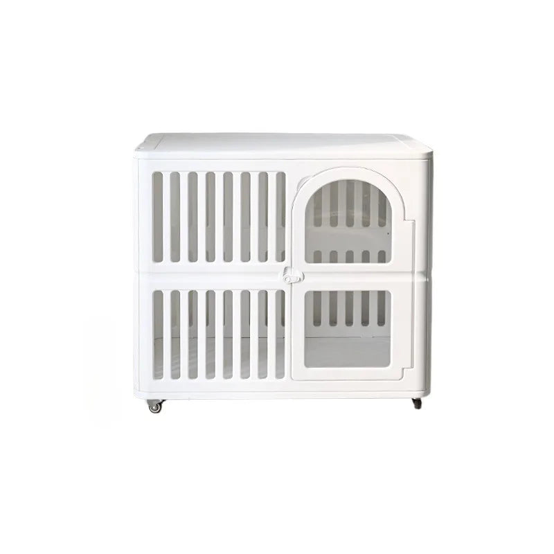 Smvp Indoor Dog House Large Space Pet Cage Noiseless Transparent Villa Kennel
